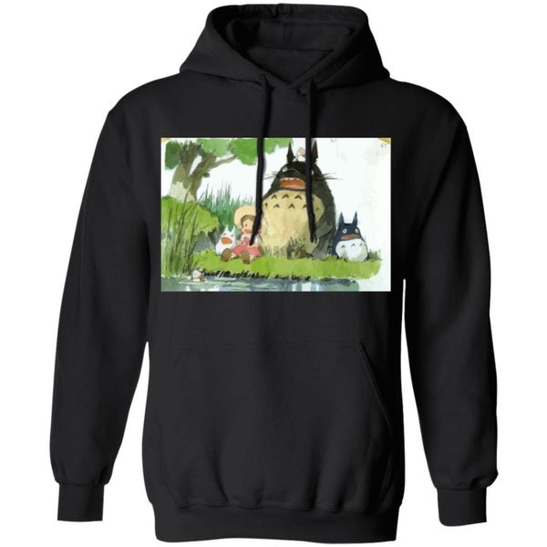 Totoro Movie Japanese - My Neighbor Totoro Picnic Fanart Hoodie Unisex-Apparel, Hoodie, My Neighbor Totoro, Totoro Movie Japanese