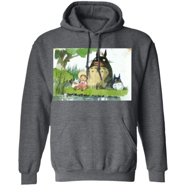 Totoro Movie Japanese - My Neighbor Totoro Picnic Fanart Hoodie Unisex-Apparel, Hoodie, My Neighbor Totoro, Totoro Movie Japanese