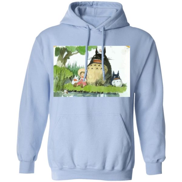 Totoro Movie Japanese - My Neighbor Totoro Picnic Fanart Hoodie Unisex-Apparel, Hoodie, My Neighbor Totoro, Totoro Movie Japanese