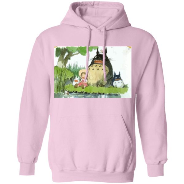 Totoro Movie Japanese - My Neighbor Totoro Picnic Fanart Hoodie Unisex-Apparel, Hoodie, My Neighbor Totoro, Totoro Movie Japanese