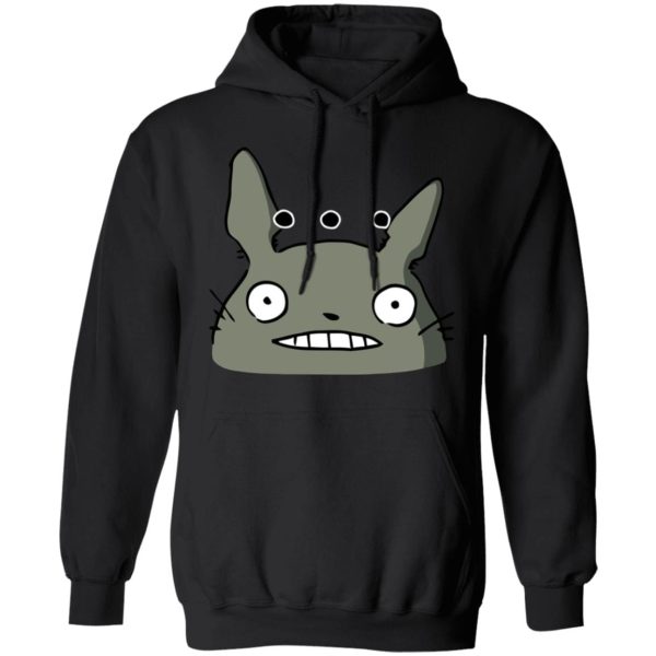 Caballito De Totora Png - Totoro Poker Face Hoodie Unisex-Apparel, Caballito De Totora Png, Hoodie, My Neighbor Totoro