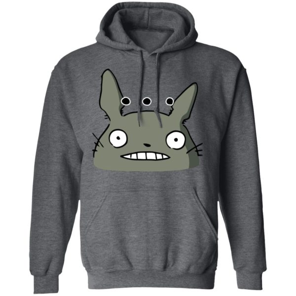 Caballito De Totora Png - Totoro Poker Face Hoodie Unisex-Apparel, Caballito De Totora Png, Hoodie, My Neighbor Totoro