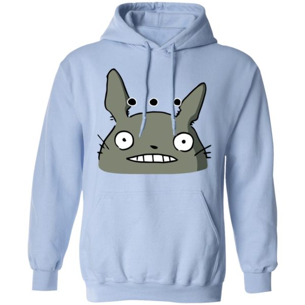 Caballito De Totora Png - Totoro Poker Face Hoodie Unisex-Apparel, Caballito De Totora Png, Hoodie, My Neighbor Totoro