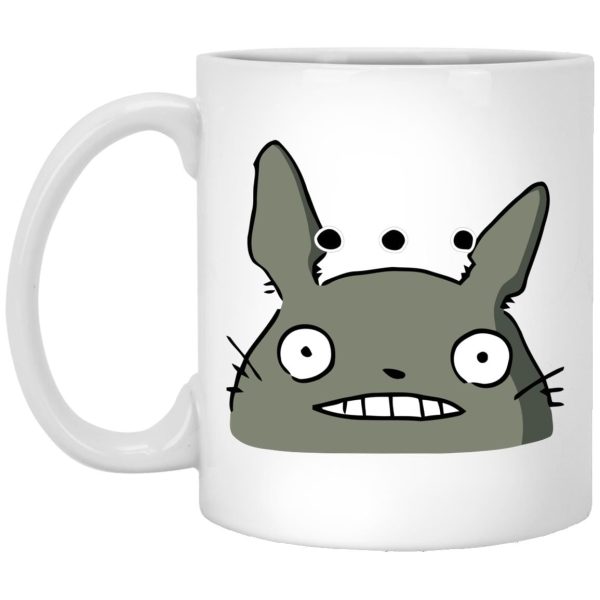 Totoro Tattoo - Totoro Poker Face Mug-Accessories, House Decor, Mug, My Neighbor Totoro, Totoro Tattoo