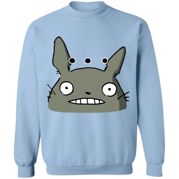 Totoro Sun Shade Cat Bus - Totoro Poker Face Sweatshirt Unisex-Apparel, My Neighbor Totoro, Sweatshirt, Totoro Sun Shade Cat Bus