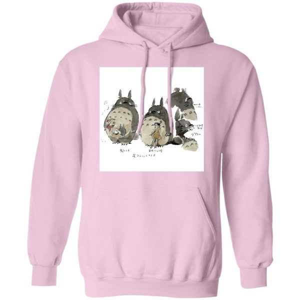 Totoro Catbus - My Neighbor Totoro Sketch Hoodie Unisex-Apparel, Hoodie, My Neighbor Totoro, Totoro Catbus