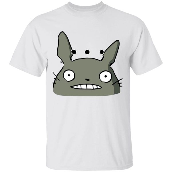 Totoro Shirt - Totoro Poker Face T Shirt Unisex-Apparel, My Neighbor Totoro, Totoro Shirt, Tshirt