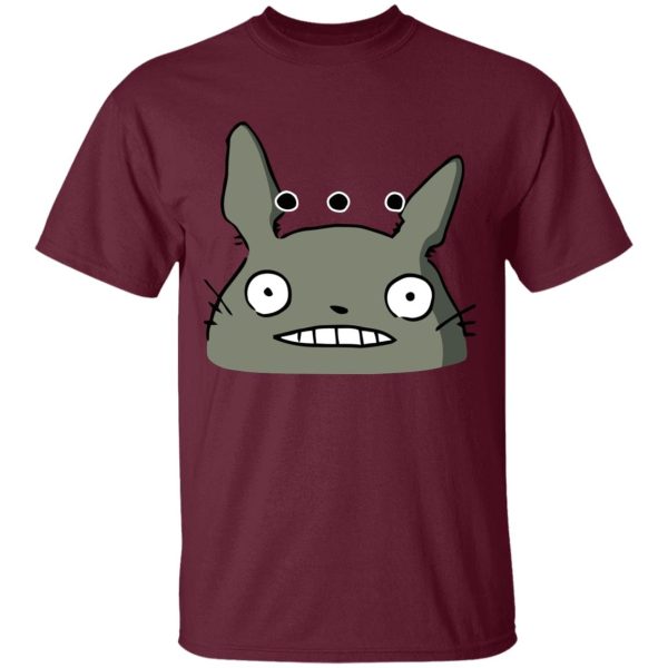 Totoro Shirt - Totoro Poker Face T Shirt Unisex-Apparel, My Neighbor Totoro, Totoro Shirt, Tshirt