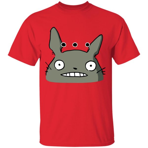 Totoro Shirt - Totoro Poker Face T Shirt Unisex-Apparel, My Neighbor Totoro, Totoro Shirt, Tshirt