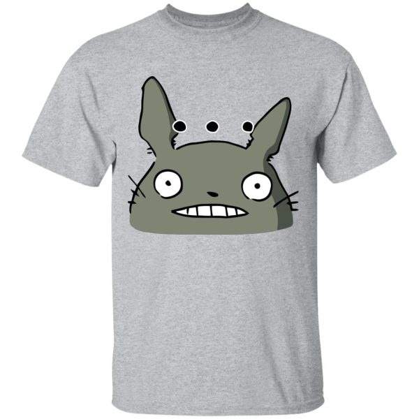 Totoro Shirt - Totoro Poker Face T Shirt Unisex-Apparel, My Neighbor Totoro, Totoro Shirt, Tshirt