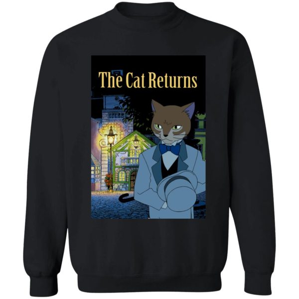 The Cat Returns Poster Sweatshirt Unisex-Apparel, Sweatshirt