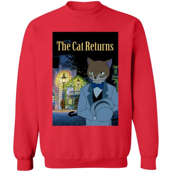 The Cat Returns Poster Sweatshirt Unisex-Apparel, Sweatshirt