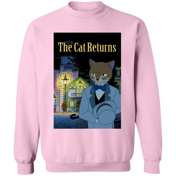 The Cat Returns Poster Sweatshirt Unisex-Apparel, Sweatshirt