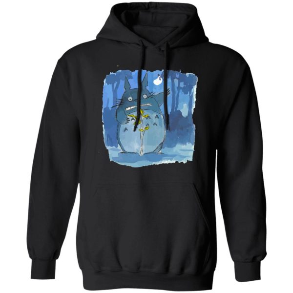 Totoro Bag - My Neighbor Totoro – Midnight Planting Hoodie Unisex-Apparel, Hoodie, My Neighbor Totoro, Totoro Bag