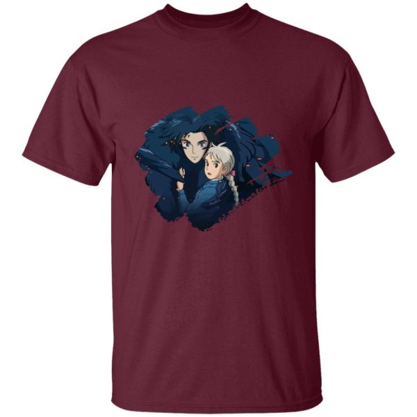 Howl's Moving Castle Wizard Howl - Howl and Sophia T Shirt Unisex-Apparel, Howl's Moving Castle, Howl's Moving Castle Wizard Howl, Tshirt