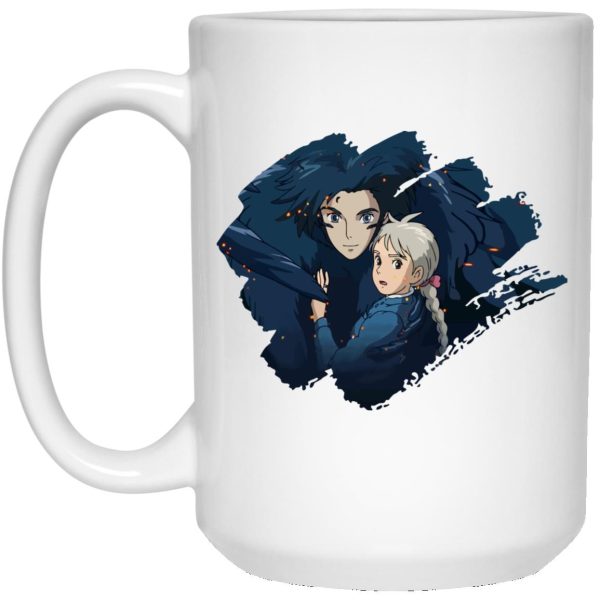 Howl And Sophie Howl's Moving Castle - Howl and Sophia Coffee Mug-Accessories, House Decor, Howl And Sophie Howl's Moving Castle, Howl's Moving Castle, Mug