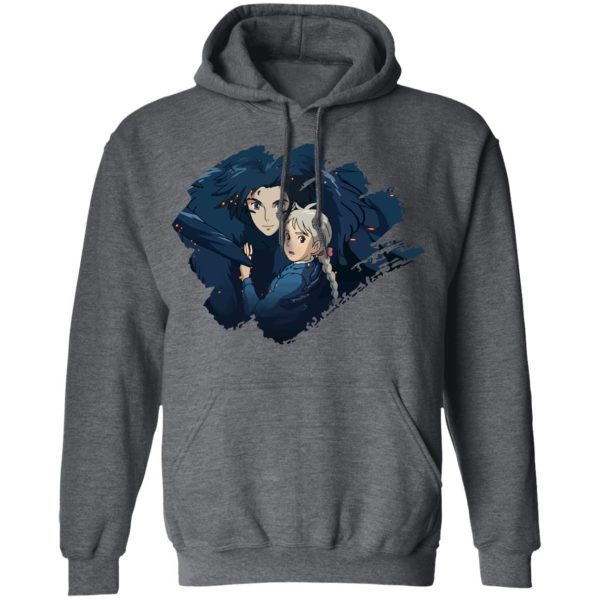 Howl's Moving Castle Anime - Howl and Sophia Hoodie Unisex-Apparel, Hoodie, Howl's Moving Castle, Howl's Moving Castle Anime