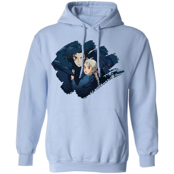 Howl's Moving Castle Anime - Howl and Sophia Hoodie Unisex-Apparel, Hoodie, Howl's Moving Castle, Howl's Moving Castle Anime