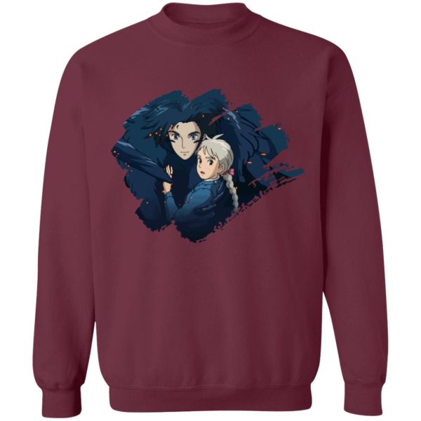 Howl's Moving Castle English Cast - Howl and Sophia Sweatshirt Unisex-Apparel, Howl's Moving Castle, Howl's Moving Castle English Cast, Sweatshirt