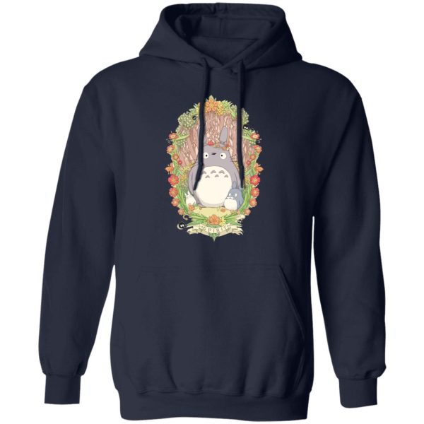 What Is Totoro In Japanese - Totoro Family in Jungle Hoodie-Apparel, Hoodie, My Neighbor Totoro, What Is Totoro In Japanese