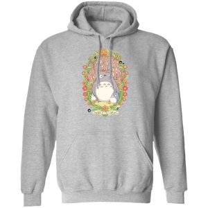 What Is Totoro In Japanese - Totoro Family in Jungle Hoodie-Apparel, Hoodie, My Neighbor Totoro, What Is Totoro In Japanese