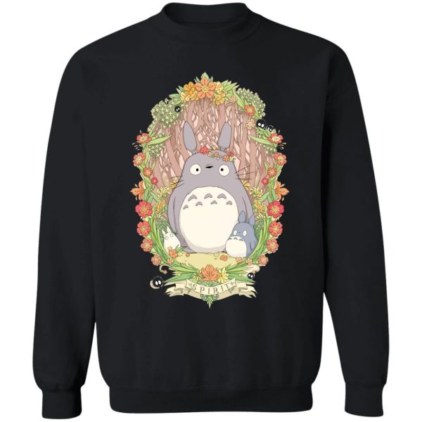 Totoro Shortbread Cookies - Totoro Family in Jungle Sweatshirt-Apparel, My Neighbor Totoro, Sweatshirt, Totoro Shortbread Cookies