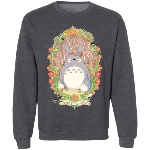 Totoro Shortbread Cookies - Totoro Family in Jungle Sweatshirt-Apparel, My Neighbor Totoro, Sweatshirt, Totoro Shortbread Cookies