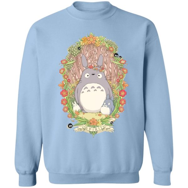 Totoro Shortbread Cookies - Totoro Family in Jungle Sweatshirt-Apparel, My Neighbor Totoro, Sweatshirt, Totoro Shortbread Cookies