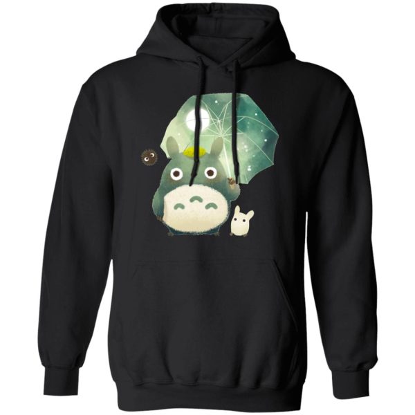 Mei My Neighbour Totoro - Mini Totoro and Umbrella Hoodie-Apparel, Hoodie, Mei My Neighbour Totoro, My Neighbor Totoro