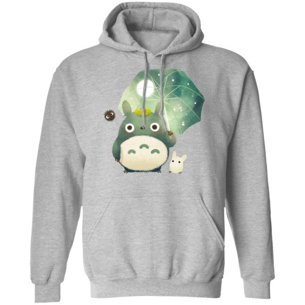 Mei My Neighbour Totoro - Mini Totoro and Umbrella Hoodie-Apparel, Hoodie, Mei My Neighbour Totoro, My Neighbor Totoro