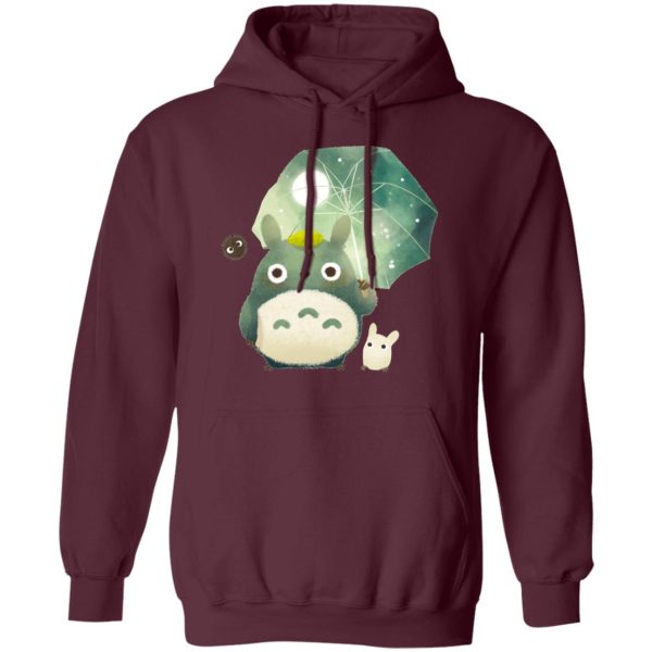 Mei My Neighbour Totoro - Mini Totoro and Umbrella Hoodie-Apparel, Hoodie, Mei My Neighbour Totoro, My Neighbor Totoro