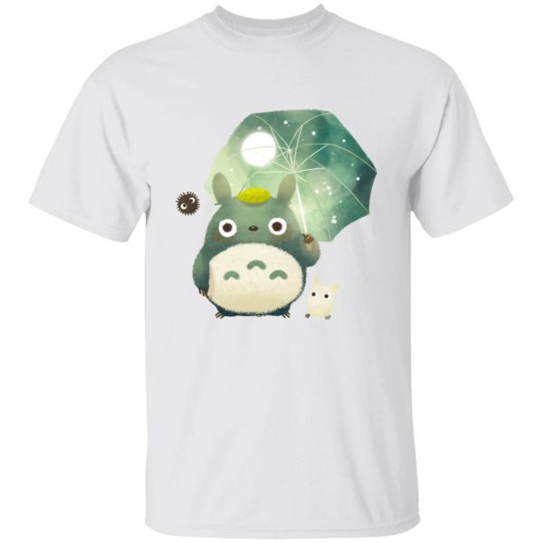 Caballito De Totora Png - Mini Totoro and Umbrella T Shirt-Apparel, Caballito De Totora Png, My Neighbor Totoro, Tshirt