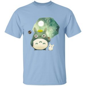 Caballito De Totora Png - Mini Totoro and Umbrella T Shirt-Apparel, Caballito De Totora Png, My Neighbor Totoro, Tshirt