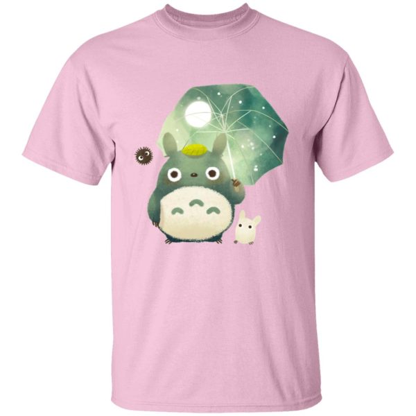 Caballito De Totora Png - Mini Totoro and Umbrella T Shirt-Apparel, Caballito De Totora Png, My Neighbor Totoro, Tshirt