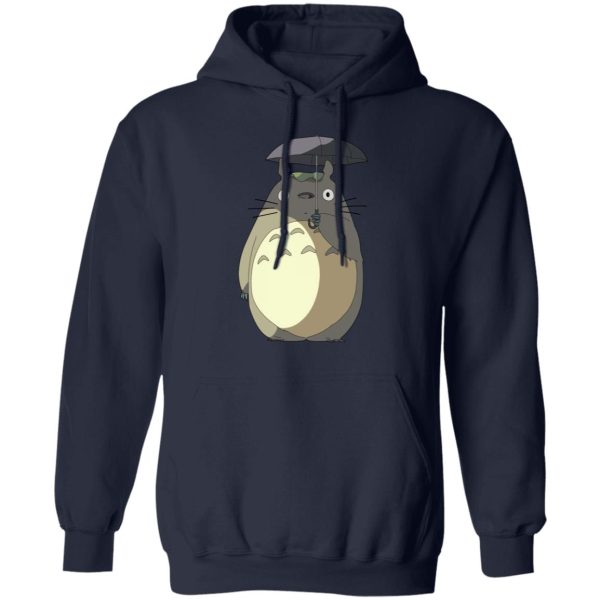 My Neighbor Totoro Mei - Totoro and Umbrella Hoodie-Apparel, Hoodie, My Neighbor Totoro, My Neighbor Totoro Mei