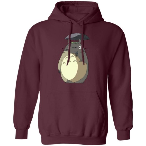 My Neighbor Totoro Mei - Totoro and Umbrella Hoodie-Apparel, Hoodie, My Neighbor Totoro, My Neighbor Totoro Mei