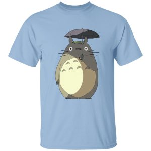 Mei Totoro - Totoro and Umbrella T Shirt-Apparel, Mei Totoro, My Neighbor Totoro, Tshirt