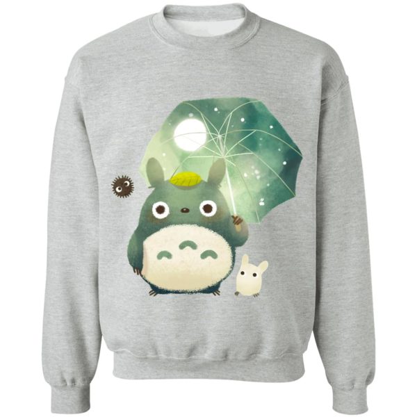 Dai-totoro - Mini Totoro and Umbrella Sweatshirt-Apparel, Dai-totoro, My Neighbor Totoro, Sweatshirt