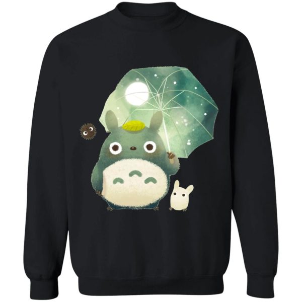 Dai-totoro - Mini Totoro and Umbrella Sweatshirt-Apparel, Dai-totoro, My Neighbor Totoro, Sweatshirt