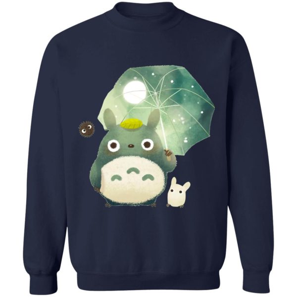 Dai-totoro - Mini Totoro and Umbrella Sweatshirt-Apparel, Dai-totoro, My Neighbor Totoro, Sweatshirt