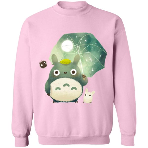 Dai-totoro - Mini Totoro and Umbrella Sweatshirt-Apparel, Dai-totoro, My Neighbor Totoro, Sweatshirt