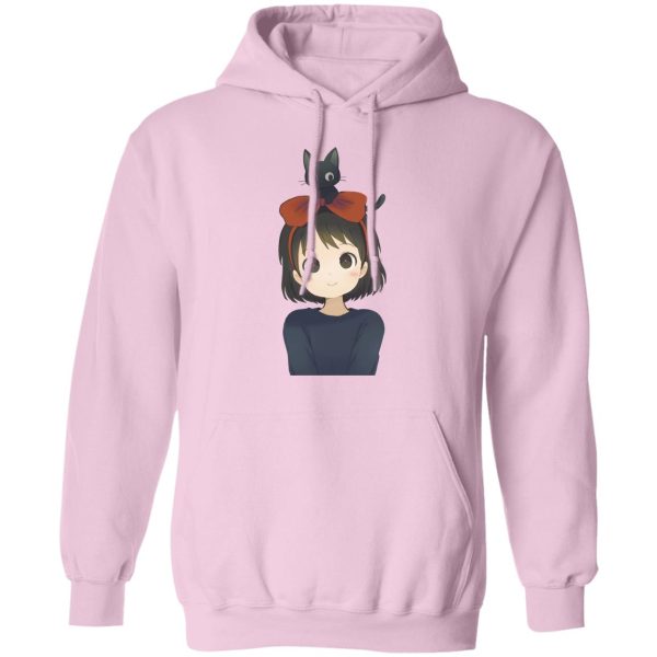 Kiki's Delivery Service Wallpaper - Kiki and Jiji Fanart Hoodie-Apparel, Hoodie, Kiki's Delivery Service, Kiki's Delivery Service Wallpaper