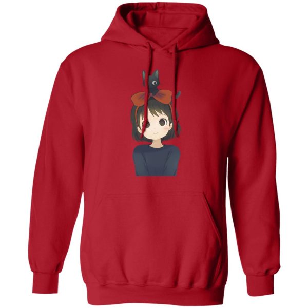 Kiki's Delivery Service Wallpaper - Kiki and Jiji Fanart Hoodie-Apparel, Hoodie, Kiki's Delivery Service, Kiki's Delivery Service Wallpaper