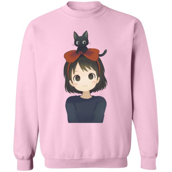 Cat Name Kiki's Delivery Service - Kiki and Jiji Fanart Sweatshirt-Apparel, Cat Name Kiki's Delivery Service, Kiki's Delivery Service, Sweatshirt