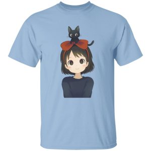 Cats Name In Kiki's Delivery Service - Kiki and Jiji Fanart T Shirt-Apparel, Cats Name In Kiki's Delivery Service, Kiki's Delivery Service, Tshirt