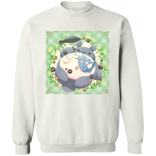 Blue Totoro - Sleeping Totoro with Umbrella Sweatshirt-Apparel, Blue Totoro, My Neighbor Totoro, Sweatshirt