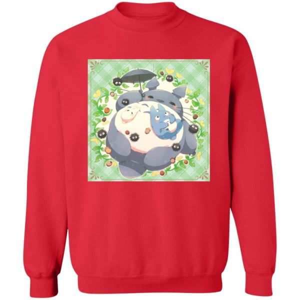 Blue Totoro - Sleeping Totoro with Umbrella Sweatshirt-Apparel, Blue Totoro, My Neighbor Totoro, Sweatshirt