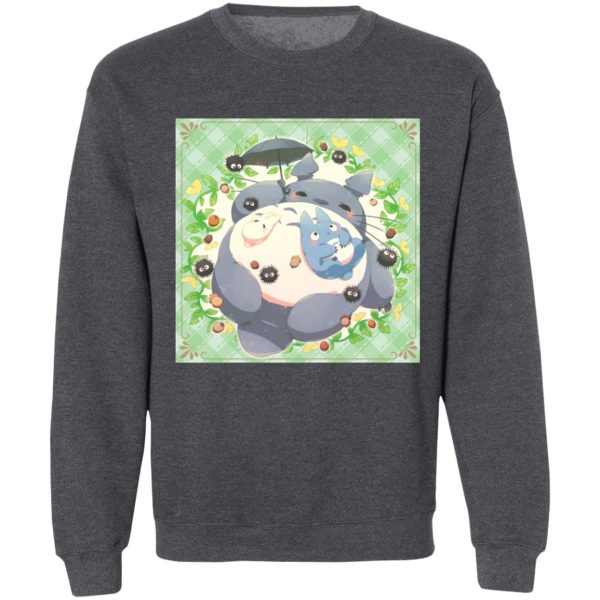 Blue Totoro - Sleeping Totoro with Umbrella Sweatshirt-Apparel, Blue Totoro, My Neighbor Totoro, Sweatshirt