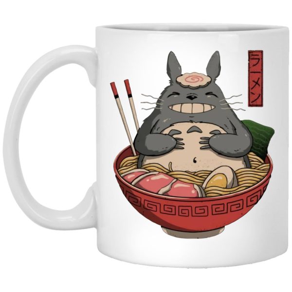 My Neighbour Totoro - Totoro in the Ramen Bowl Mug-House Decor, Mug, My Neighbor Totoro, My Neighbour Totoro