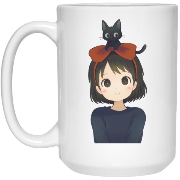 Watch Kiki's Delivery Service - Kiki and Jiji Fanart Mug-House Decor, Kiki's Delivery Service, Mug, Watch Kiki's Delivery Service